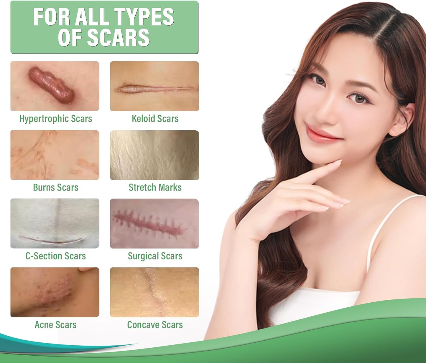 Silicone Scar Tape 4cm x 1.5m - Medical Grade Scar Tape for Surgical Scars - Silicone Scar Sheet Reduces the Appearance of Acne Scars, C-Section Scars, Burn Scars & Scars from Stitches